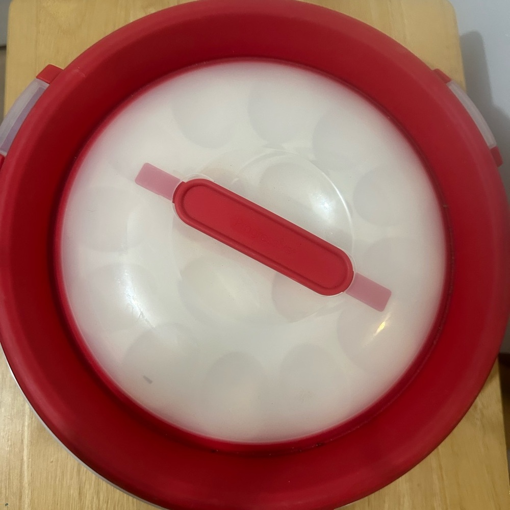 Deviled Egg Containers with Lid, Portable 28 Deviled Egg Platter Carrier